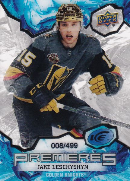 insert RC karta JAKE LESCHYSHYN 21-22 UD Ice Premieres /499